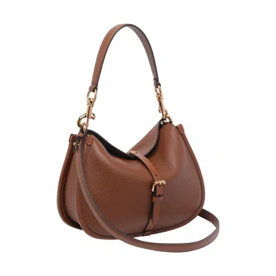 Etro Women Medium Pony Shoulder Bag In Brown