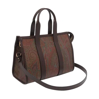 Etro Women Small Arnica Handbag In Brown