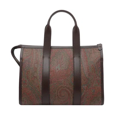 Etro Women Small Arnica Handbag In Brown