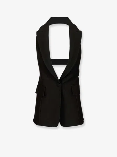 Stella Maxwell X Marella Wool Blend Vest In Black