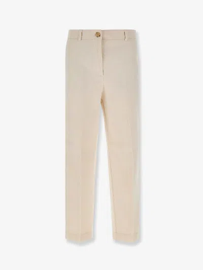 Hugo Boss Corduroy Trousers In White