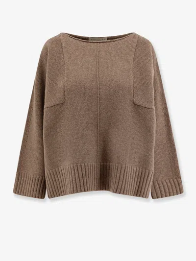 The 73 Virgin Wool Sweater In Brown