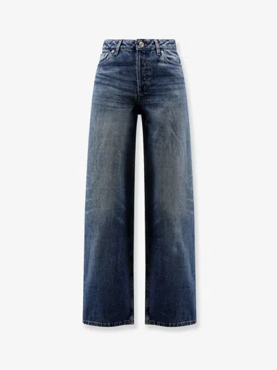 Apc Elisabeth Jeans In Blue
