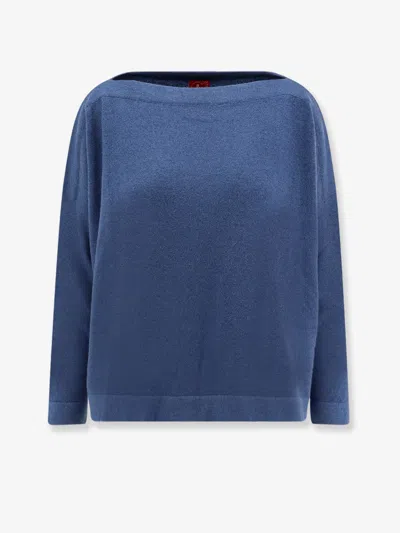 F Cashmere Daisy 1 Cashemere Sweater In Blue