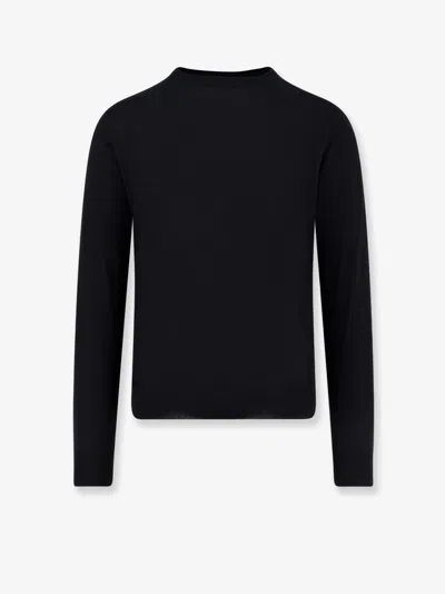 Filippo De Laurentis Wool And Cashmere Sweater In Black