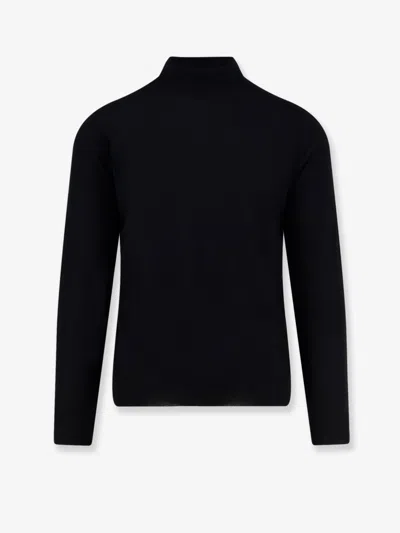 Filippo De Laurentis Merino Wool Turtleneck In Black