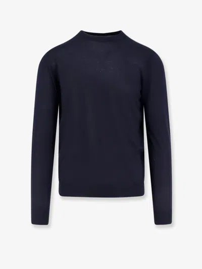 Filippo De Laurentis Cashmere And Silk Sweater In Blue