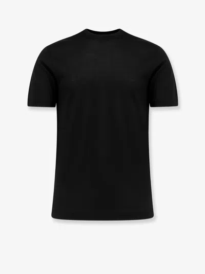 Filippo De Laurentis Virgin Wool T-shirt In Black