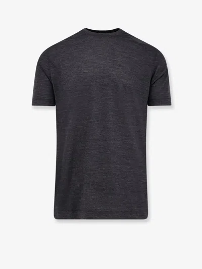 Filippo De Laurentis Virgin Wool T-shirt In Black