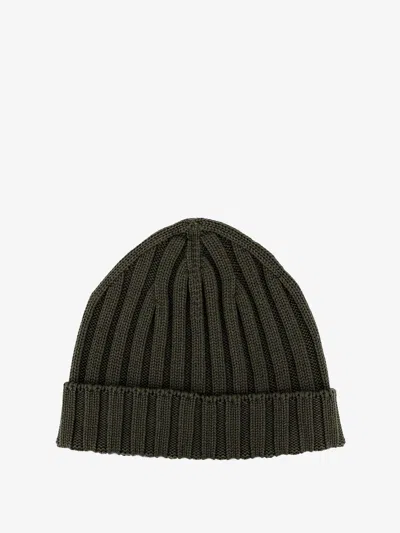 Filippo De Laurentis Merino Wool Beanie Hat In Black