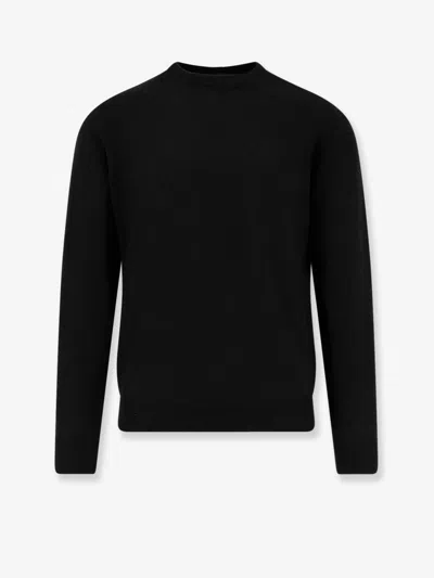 Filippo De Laurentis Wool And Cashmere Sweater In Black