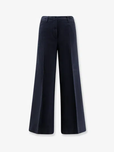 Incotex Certified Cotton Trousers In Blue
