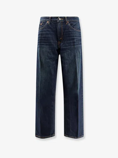 Re/done Olly Jeans In Blue