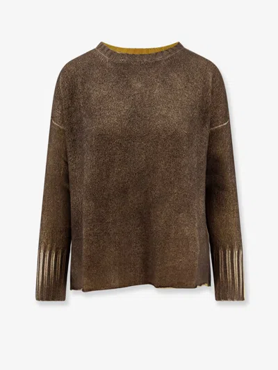 Alessandro Aste Zambira Merino Wool And Cashmere Sweater In Brown