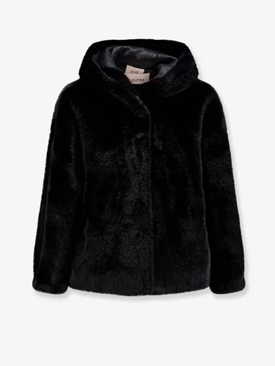 Valentini 1972 Faux Fur Jacket In Black