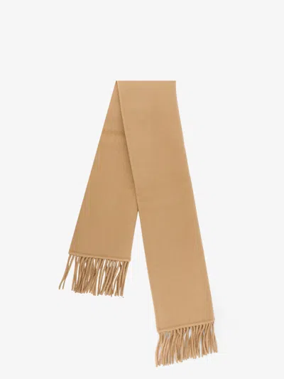 The Dynamis Studio Wool Scarf In Brown