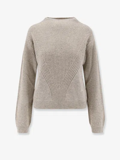 Semicouture Wool Sweater In Gray