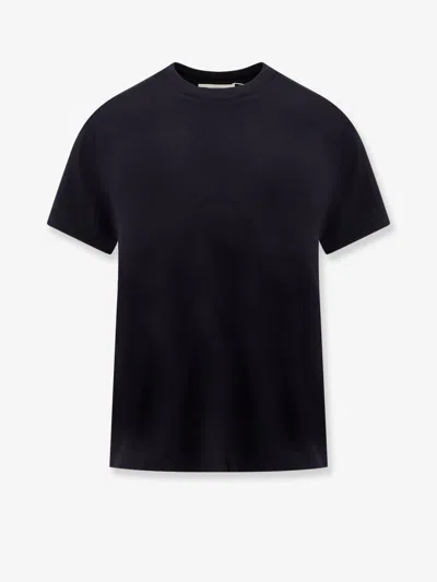 Vince Cotton T-shirt In Blue