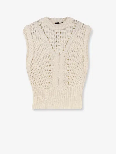 Hugo Boss Fastina Wool And Alpaca Blend Vest In Neutral