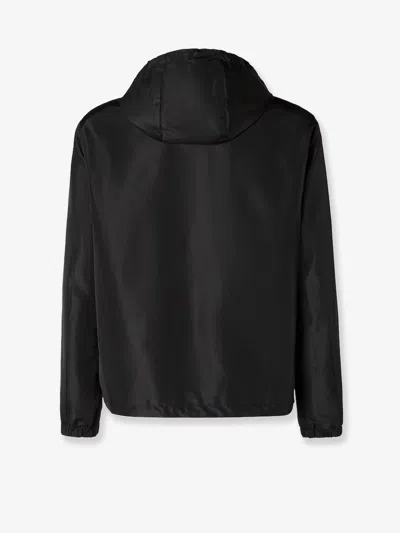Fendi Men K-way Ny Nylon Jacket In Black