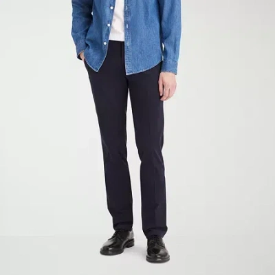 Dockers Easy Khaki With Stretch Mens Slim Fit Flat Front Pant In Blue