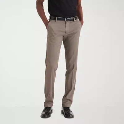 Dockers Easy Khaki With Stretch Mens Slim Fit Flat Front Pant In Brown