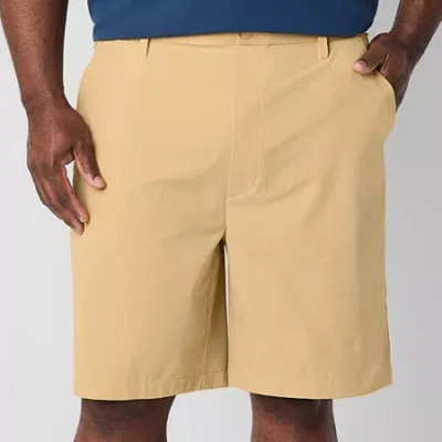 Stylus Mens 9" Mid Rise Big And Tall Chino Short In Sand