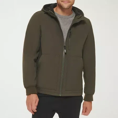 Levi 's Mens Hooded Water Resistant Midweight Softshell Jacket In Green