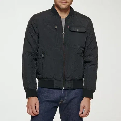 Levi 's Mens Water Resistant Midweight Bomber Jacket In Black