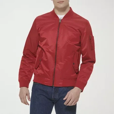 Levi 's Mens Midweight Bomber Jacket In Red
