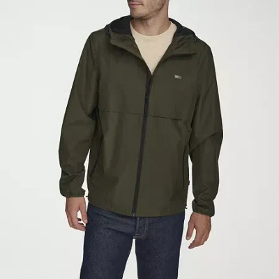 Levi 's Mens Water Resistant Midweight Raincoat In Green