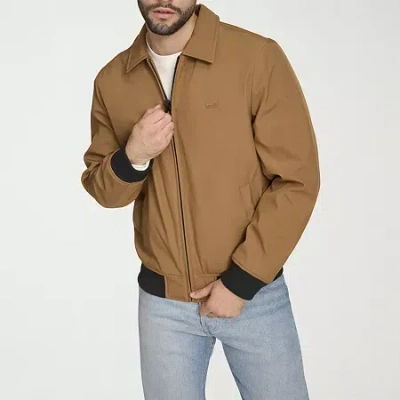 Levi 's Mens Water Resistant Midweight Bomber Jacket In Brown