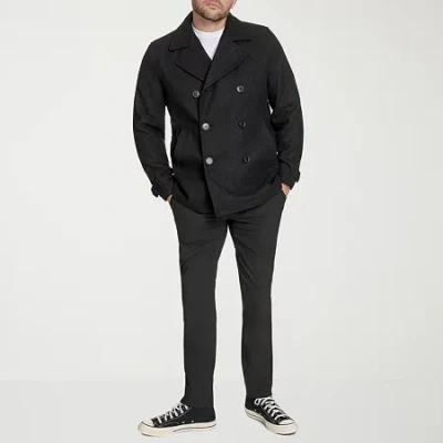 Dockers Mens Midweight Peacoat In Black