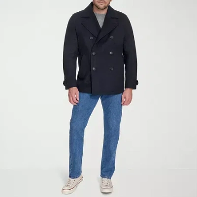 Dockers Mens Midweight Peacoat In Blue