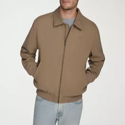 Dockers Mens Midweight Bomber Jacket In Brown