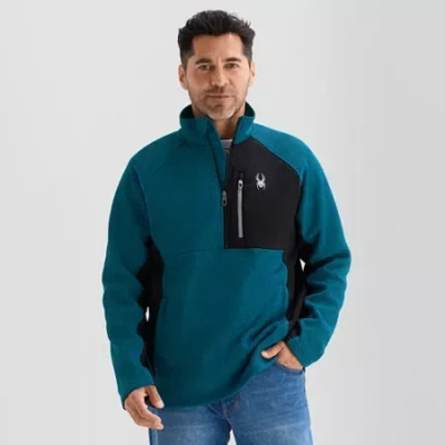 Spyder Mens Midweight Jacket In Brown