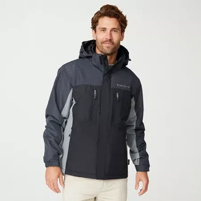 Free Country Mens Water Resistant Midweight Ski Jacket In Black