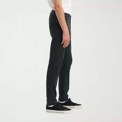 Levi 's Xx Standard Chino Mens Regular Fit Flat Front Pant In Black