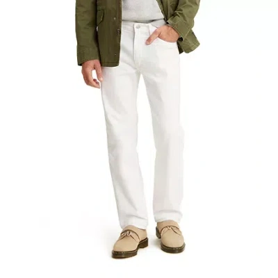 Levi 's Mens 514 Ripped Straight Leg Jean In White