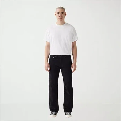 Levi 's Mens 505 Regular Fit Corduroy Pant In Black