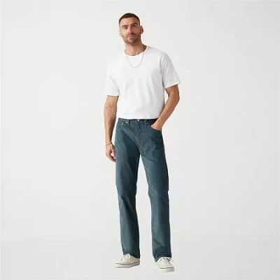 Levi 's Mens 505 Regular Fit Corduroy Pant In Gray