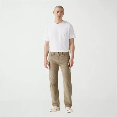 Levi 's Mens 505 Regular Fit Corduroy Pant In White