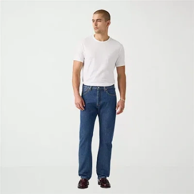 Levi 's Mens 501 Regular Fit Straight Leg Jean In Blue