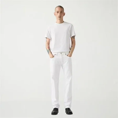 Levi 's Mens 501 Regular Fit Straight Leg Jean In White