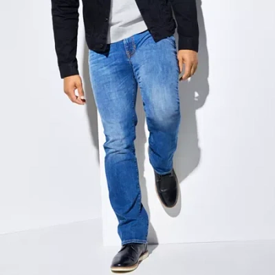 Arizona 360 Advance Flex Denim Mens Straight Leg Bootcut Jean 28â - 29â Inseams In Blue