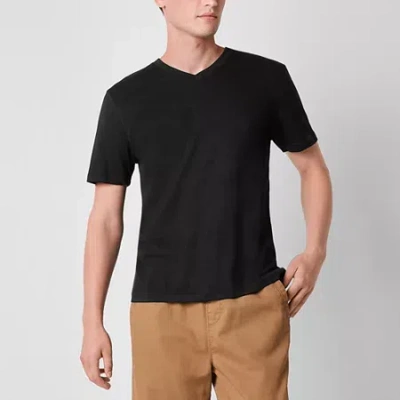 Arizona Mens V Neck Short Sleeve T-shirt In Multi