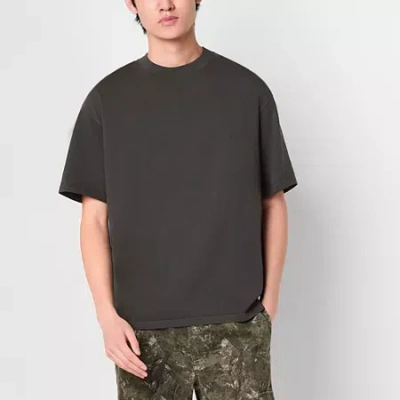 Arizona Mens Short Sleeve Boxy Fit Graphic T-shirt In Black