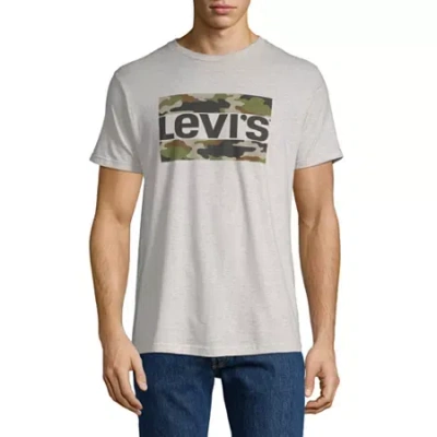 Levi 's Men's Crew Neck Short Sleeve Graphic T-shirt In White