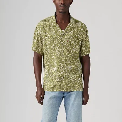 Levi 's Mens Classic Camper Short Sleeve Shirt In Green