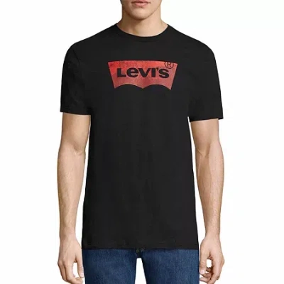 Levi 's Men's Crew Neck Short Sleeve Graphic T-shirt In Black